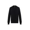 Y-3 Logo Crew Neck Pullover Solid Color Casual Fitted Knit Sweater Men Sweater Black DP0533