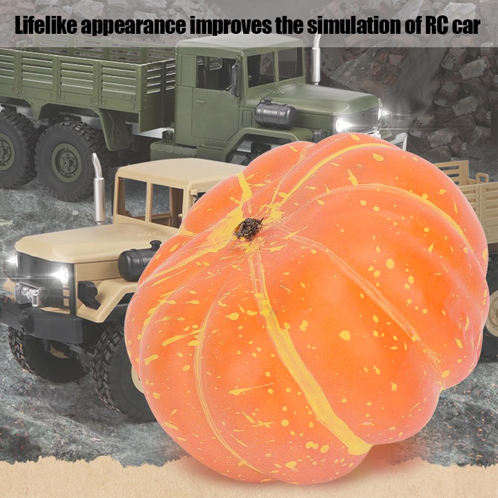 Cute Simulation Pumpkin Decoration Decorative Accessories Christmas Gift for RC Car