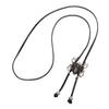 Chic 3D Spiders Buckle Bolo Tie for Men Women Bridegroom Wedding Necklace Western Cowboy Necktie Bolo Tie for Shirt