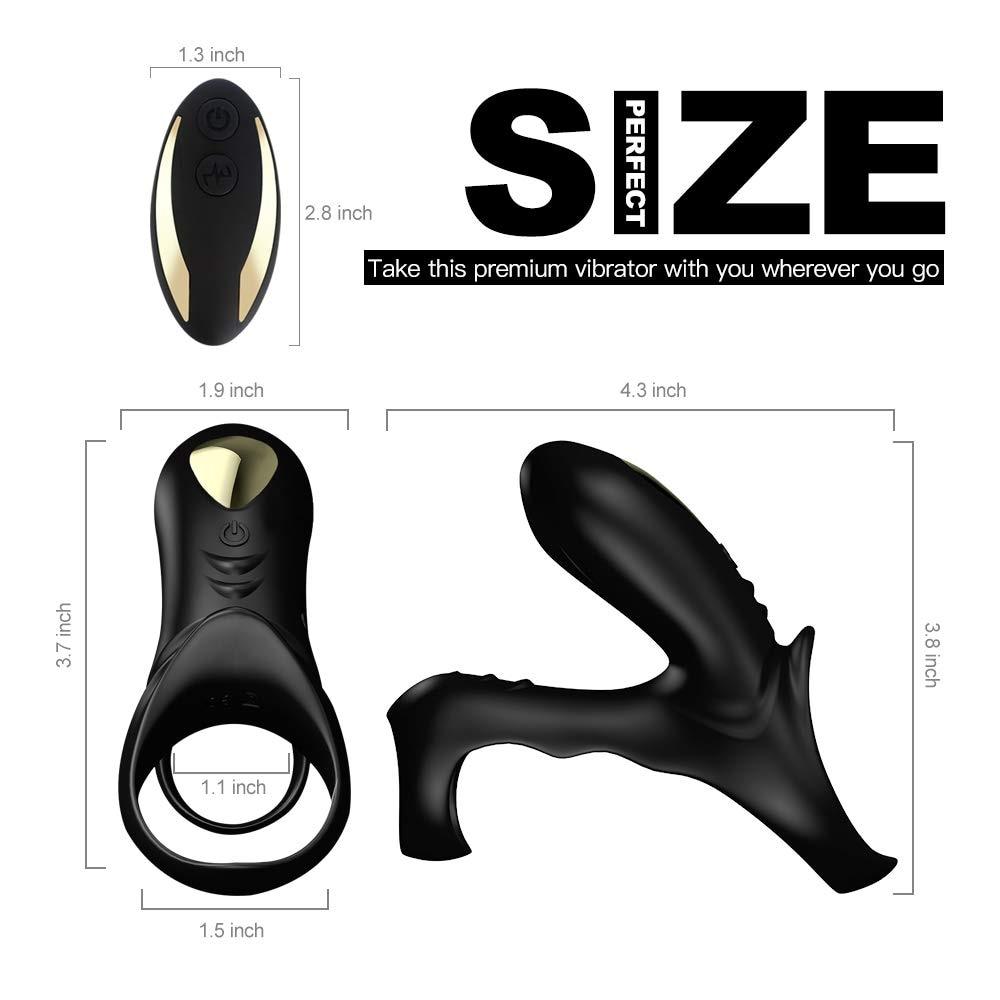 Ring For Penis Vibrator Wireless Vibrator Remote G Spot Vibrating Massager Cock Clitoris Stimulator Anal Men Sex Toys