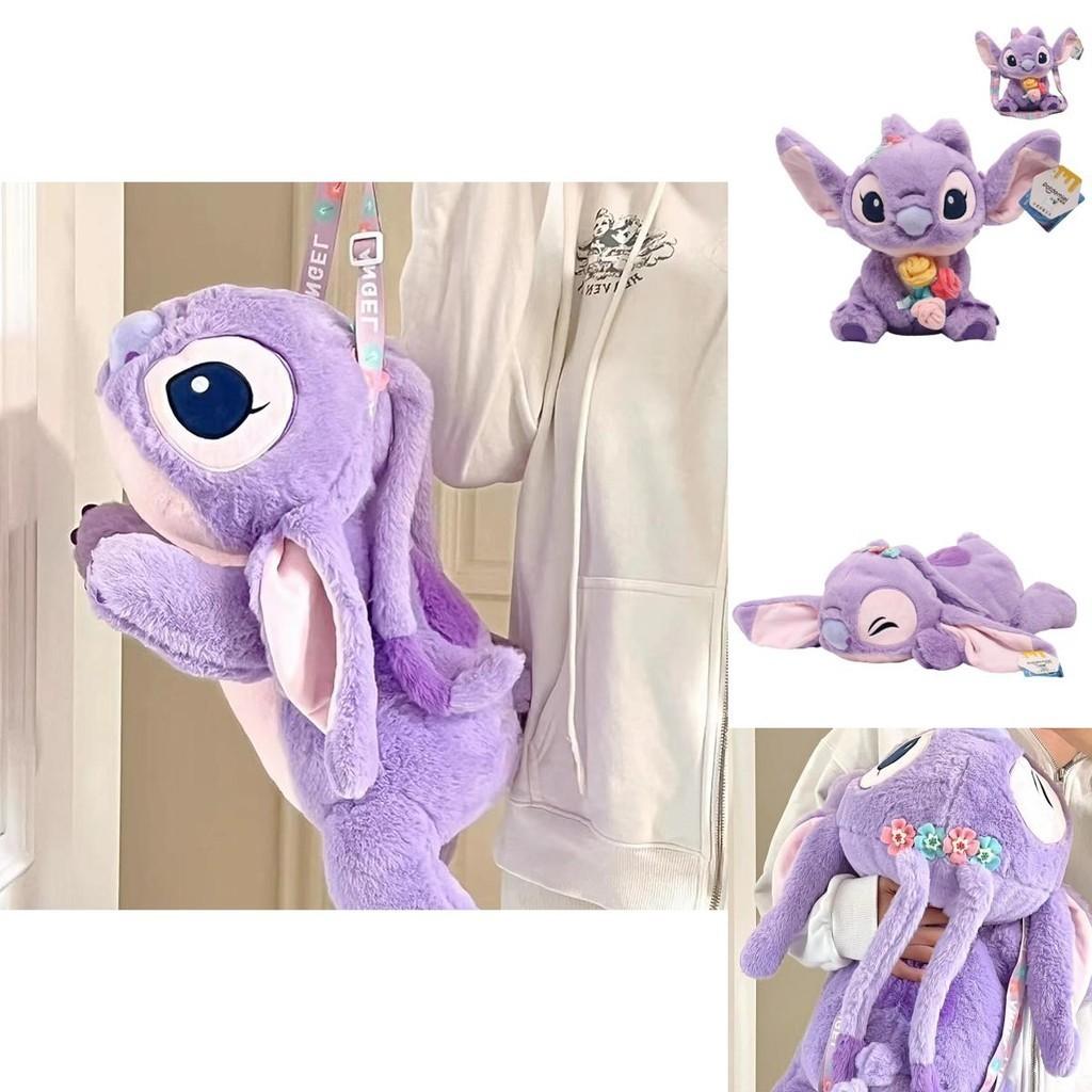 Adorable Lilo Stitch Plush Toys Crossbody Bag For Kids Birthday Xmas Gift