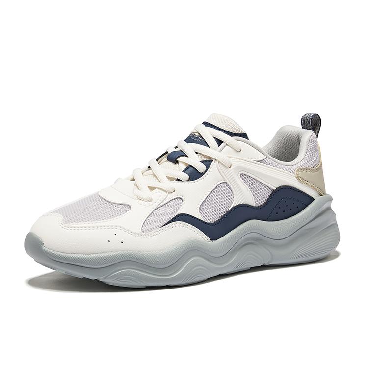 Hongxing Erke Jingying 2.0 Retro Trend Durable Breathable Low-Top Casual Shoes Men sneaker Cloud-Gray Crystal-White 51125202422-103
