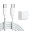 Compatible 30W Fast Charging PD Data Cable for iPhone 15 Series and Apple 16 Pro Max.