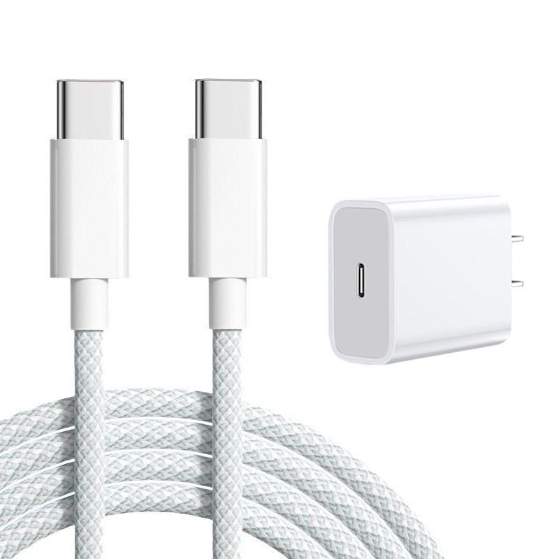 Compatible 30W Fast Charging PD Data Cable for iPhone 15 Series and Apple 16 Pro Max.