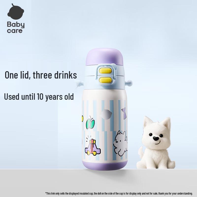 Babycare 316L Kids  Insulated Stainless Steel Straw Cup