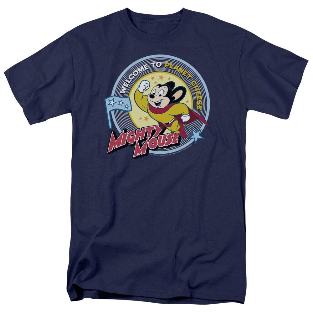 Mighty Mouse  Planet Cheese  T-Shirt - Regular or Tank - to 5X 3XL