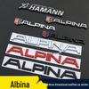 Έμβλημα Αυτοκινήτου Alpina: Μεταλλικό Αυτοκόλλητο Λογότυπου Ουράς