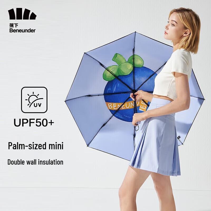 Beneath Double Layer Folding Sun/Rain Umbrella