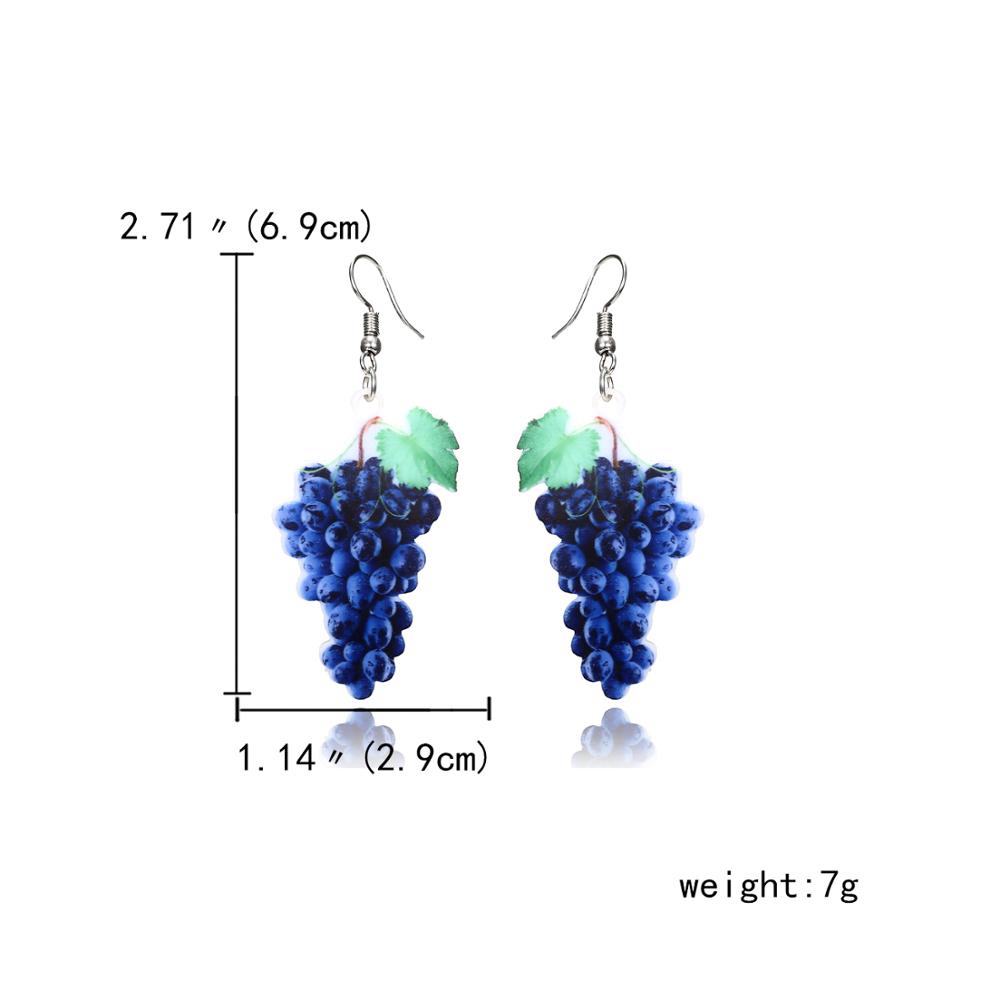 

Акриловые серьги с фруктами и апельсинами, модные летние украшения с фруктами для девочек, подарок из Кореи, милые серьги с фруктами, ананасом, помидором и киви