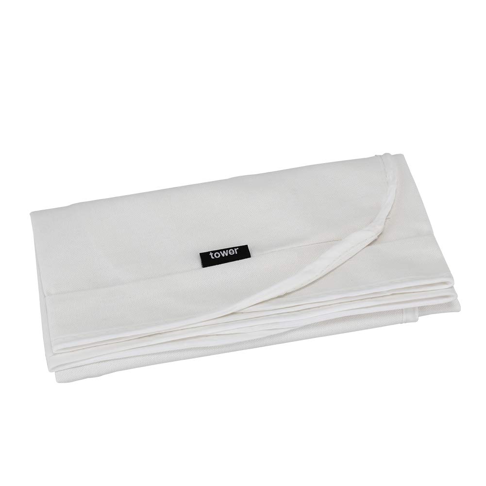 Yamazaki Ironing Board W60 x Tower Model 4019 Cover, White, Approx. D36cm,