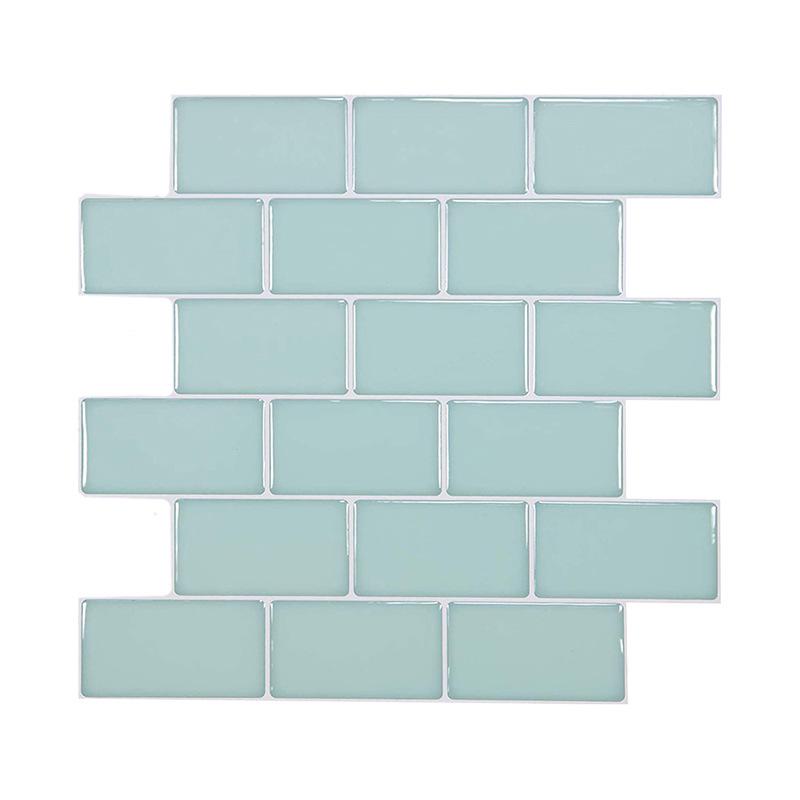 Marble Splicing Irregular Self-Adhesive Waterproof PVC Wall Sticker for Kitchen & Bathroom Decor