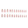 Three-dimensional Ice Flower Lines Smudging Gradual Change Temperament Sweet and Versatile Detachable Wearable Armor 24 Pieces