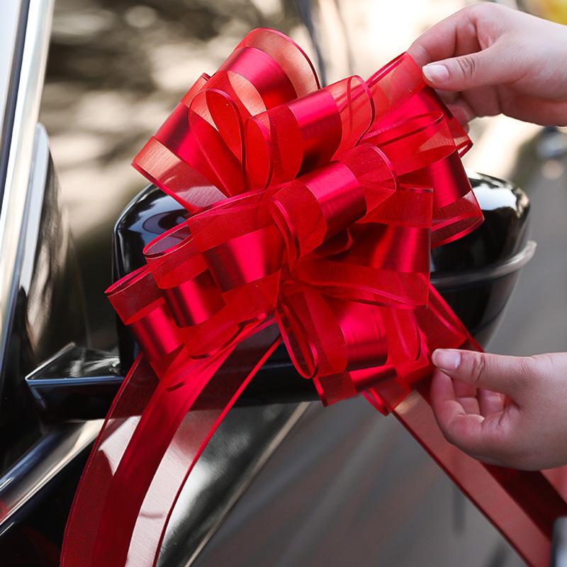 Luxury Wedding Car Decoration Ribbon and Flower Set