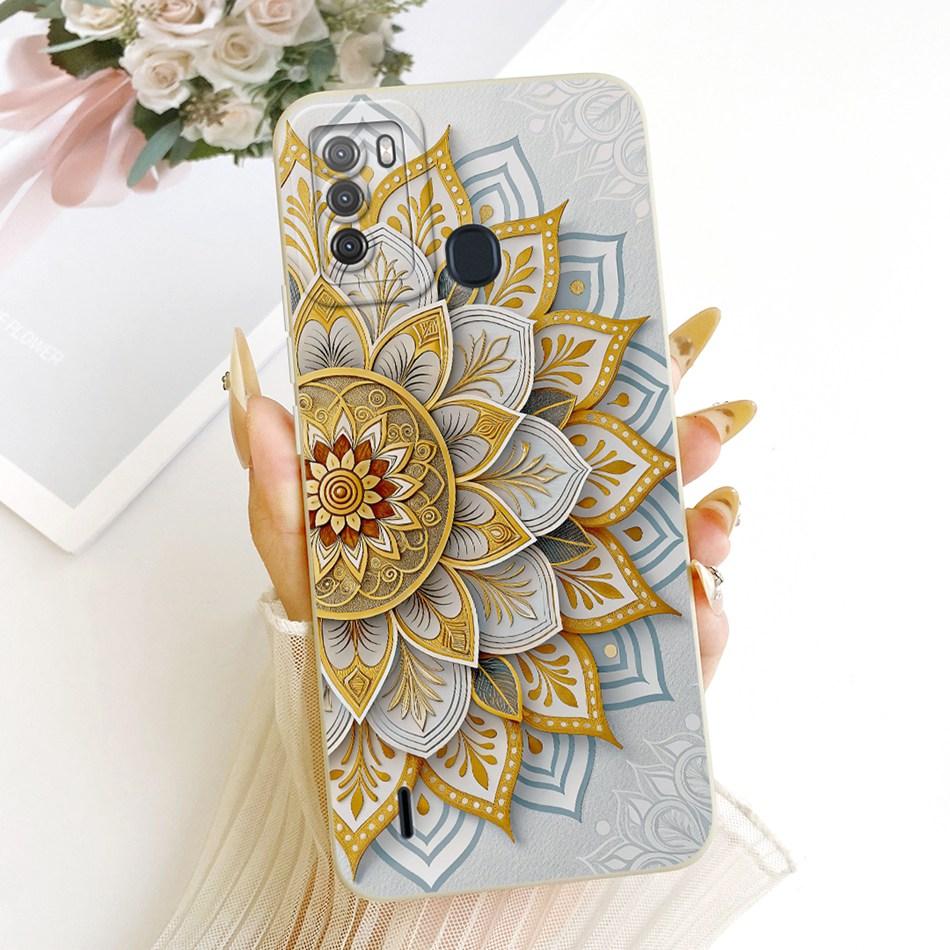 For Itel S16 Vision 1 Pro Fashion Dusk Beach Painting Phone Case For Itel Vision 1 Pro ItelS16 Soft Silicone Cover Bumpers