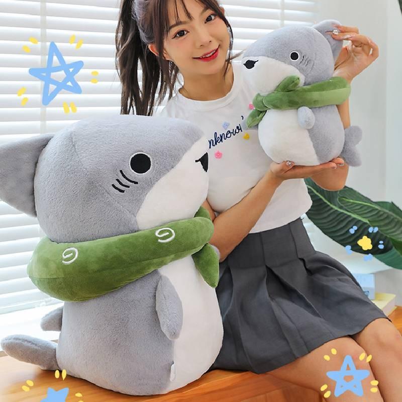 Toys Shark Plush Cartoon Animal Stuffed Doll Room Sofa Decoration Kids Gifts