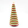 1Pc Mini Christmas Tree Tray Christmas Gift Desktop Christmas Tree Decoration Woolen Christmas Tree