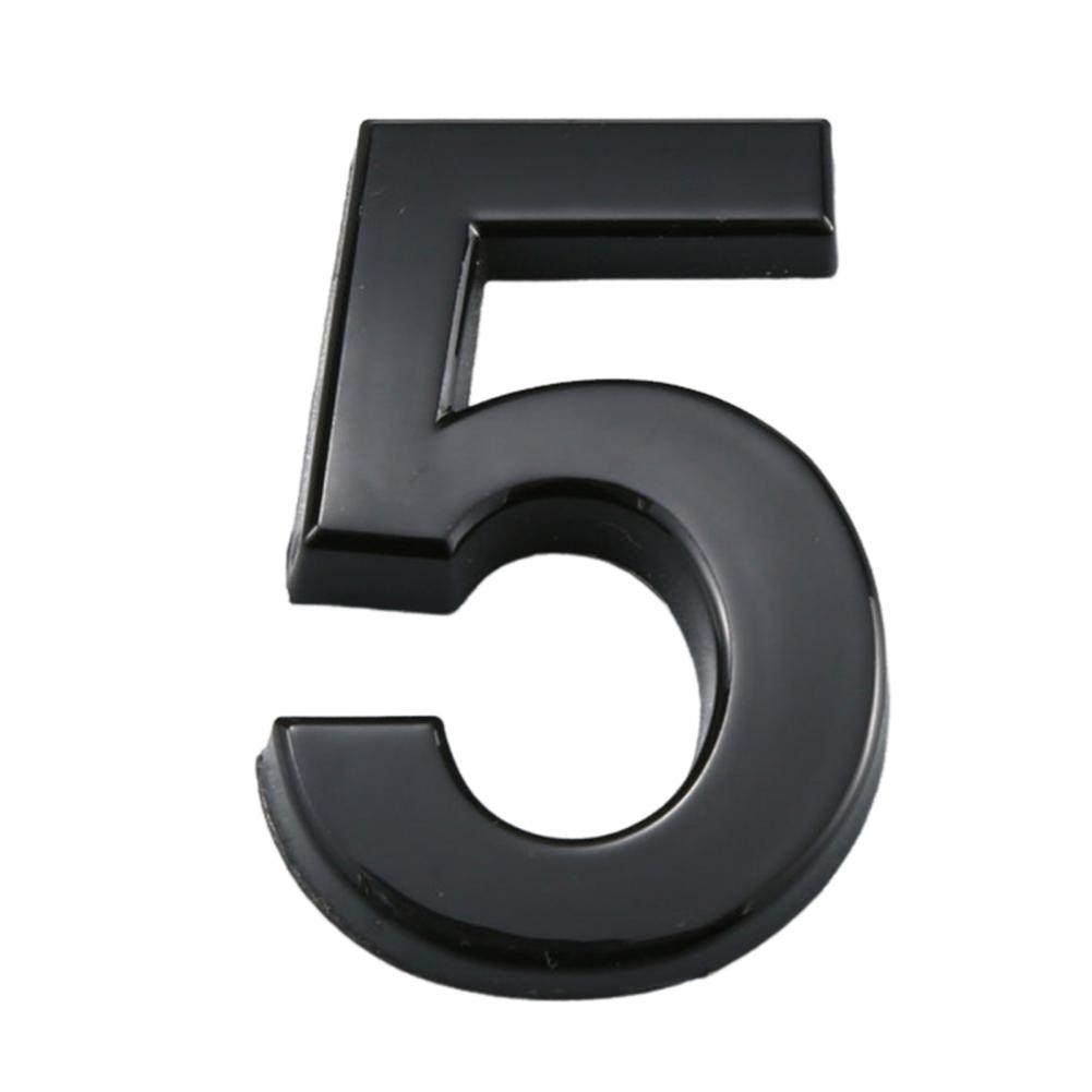 3D Hausnummer Selbstklebend 0-9 Modernes Straßen-Türschild Adressnummer Moderne Heimdekoration Nummer Briefkastenschild