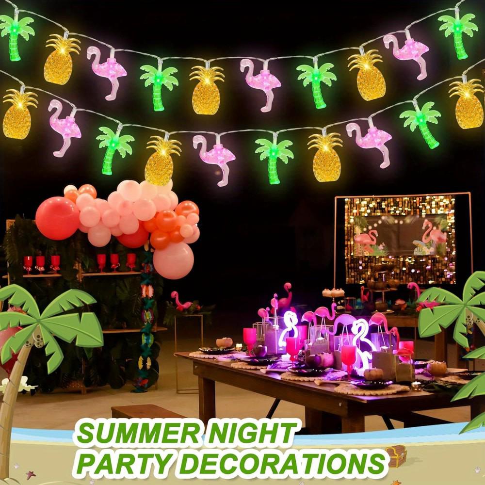 LED Pineapple Coconut Tree String Lights for Children's Room Decor