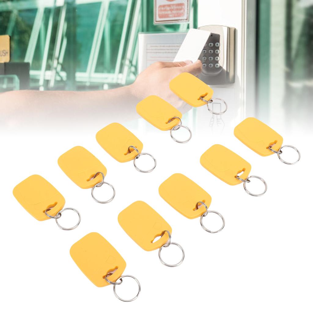 10pcs IC ID Cards Readable Writable Double Frequency Multifunctional Door Access ID Keyfobs for Residential Areas Parking Lots Enterprises Malls