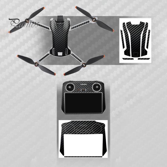 Practical Tear Without Leaving Glue Cool Patterns Drone Protective Decal Remote Control Stickers Drone Protector Flat Scratch Resistant