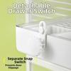 2 In 1 Bird Hanging Bathtub Drawer Design Parrot Shower Box New Food Holder Box  Cage Use