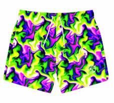 2025 Men s Summer Shorts, 3D Printed Cool Printed Hawaiian Beach Shorts, Sports Swimming Shorts S
