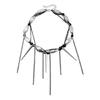 Unique Gift Tapered Spiraled Beaded Necklace Dark Girlie Neckchain Featuring Fringe Embellishment For Her