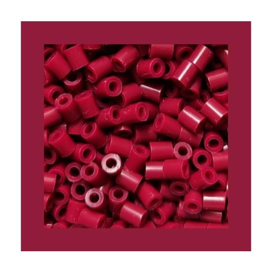 Red Color 5mm 1000PCS Pixel Art Puzzle Hama Beads for Kids Iron Fuse Beads Diy Puzzles High Quality Gift Children toy