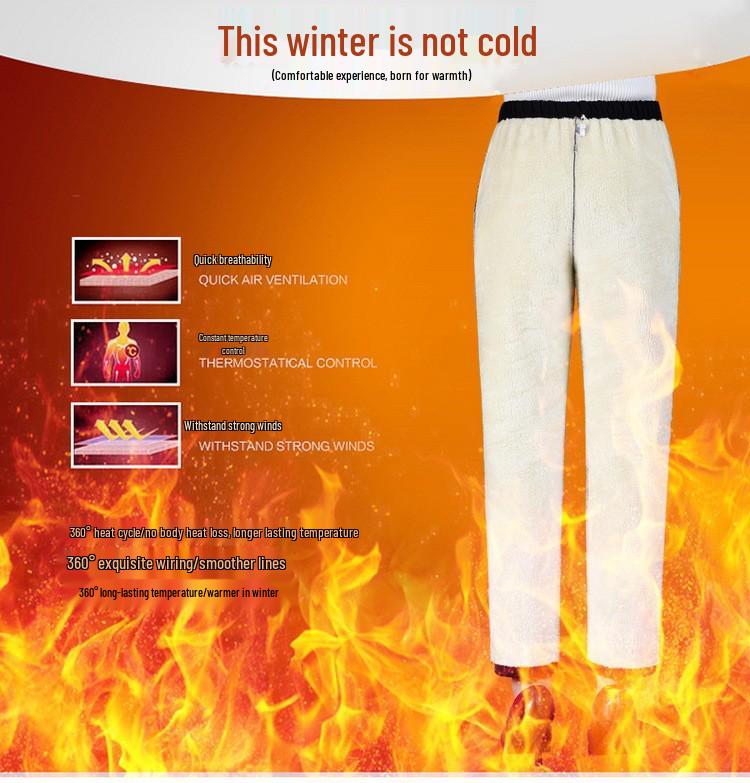 Pantalon Velours Doublé Taille Haute Élastique pour Femmes - Épais, Coupe Ample, Parfait pour les Femmes d'Âge Moyen et les Personnes Âgées