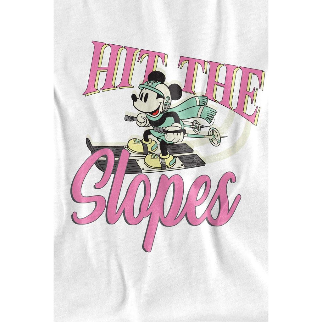 Disney Childrens/Kids Hit The Slopes Mickey Mouse T-Shirt