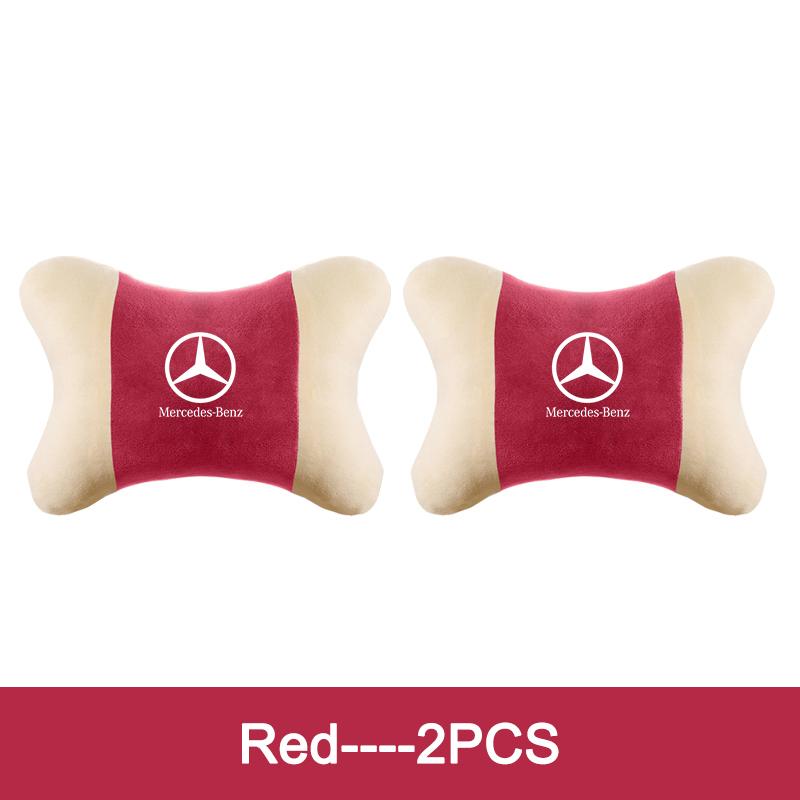 SFX1  Car Neck Pillow Snap-in Installation Headrest Comfortable Head Cushion For Mercedes Benz A C E S Class CLA GLC GLB GLE GLS W213