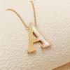 Letter A to Z Uppercase Pendant Necklace English Letter Letter DIY Choker  Decor