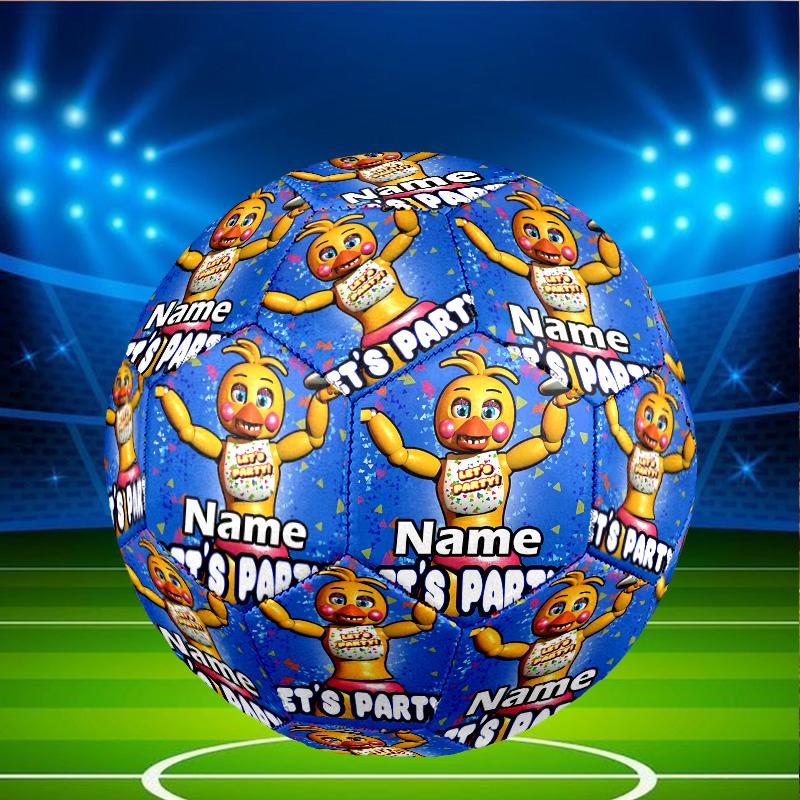 Custom Name Personalized Five Nights At Freddy's Print Size 5 Soccer Ball Training & Match Football, for Team, Kicking, Gift for Football