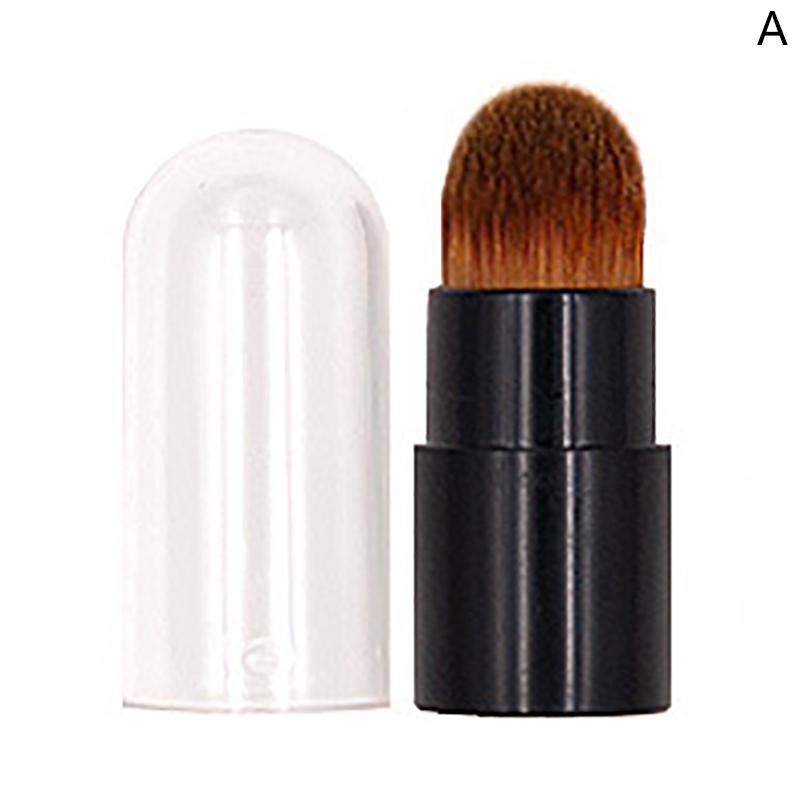 Silicone Lip Brush Angled Concealer Makeup Brush Tool Portable Round Head Like Fingertips Q Soft Lipstick Brush Concealer Brush