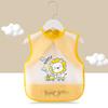 Upgraded Baby Cover-up Eating Bib Waterproof and Dirt-proof Summer Thin Sleeveless Bib for Male and Female Babies