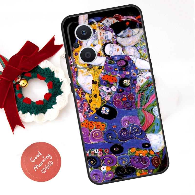 Starry Night Klimt Kiss Funda For OPPO Reno 8 Lite 10 11 12 13 14 Pro 11F 12F 13F 14F OPPO Find X8 X5 X6 X9 Pro Case