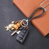 Čínský zvěrokruh Zvířecí rok Symbol Broskvové dřevo Keychain Keychain Alliy Key ring Bag Decor