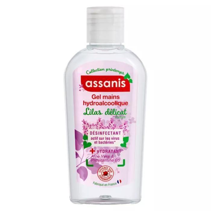 -Assanis Limited Gel Antibactérien Vanille-Coco 80 ml (Senteur : Rose)