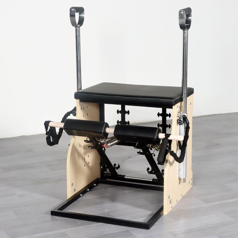 Pilates Foldable Oak Reformer & Ladder Barrel Gym Equipment for Home Yoga Studio