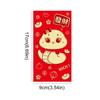 6PCS Best Wishes 2025 New Year Red Envelope Blessing Lucky Money Pockets  Celebration Party