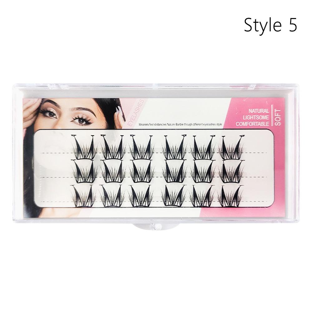 Einzel-Cluster Falsche Wimpern Set Weiche Flauschige DIY Grafting Wimpern DIY Wimpernverlängerung