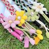 Twist Woven Sunflower Lanyard Long Crossbody Lanyard With A Variety Of Matching Ways Mobile Phone Outdoor Audio Key