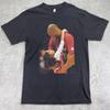 Kobe und Gianna Bryant T-Shirt Herren M Schwarz Grafik Kubische Nieten Alstyle