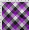 oneOone Cotton Flex Green Fabric Tartan Fabric For Sewing Printed Craft Fabric By The Yard 40 Inch