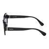 MaxMara Fashion Casual Irregular Frame Sunglasses Unisex Sunglasses Black MM0151K-01A