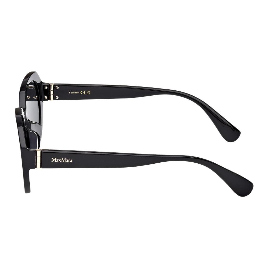 MaxMara Fashion Casual Irregular Frame Sunglasses Unisex Sunglasses Black MM0151K-01A