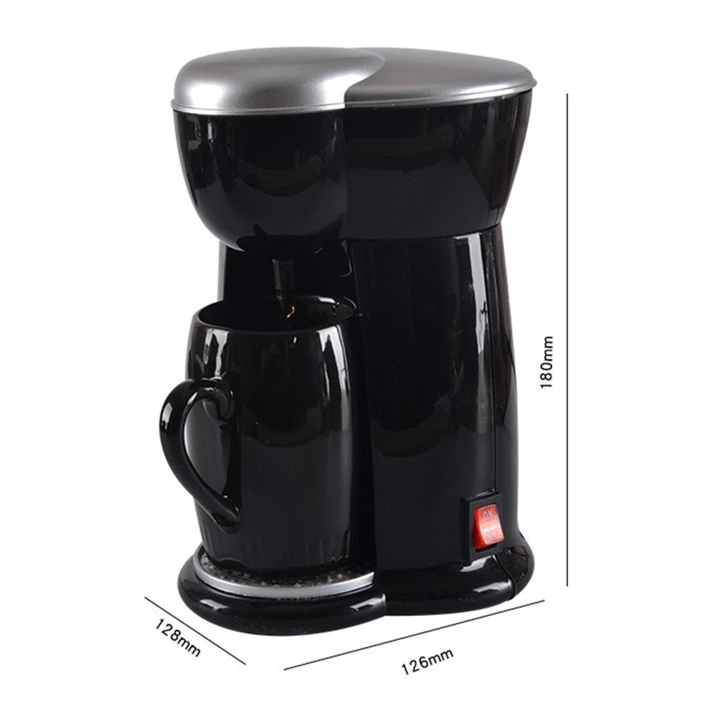 Enchufe 300w HHOME Máquina de café exprés automática cafetera de Goteo café  en casa Reino Unido 1 Mini Taza Individual para el hogar Vasos de agua y de  whisky Hogar y cocina