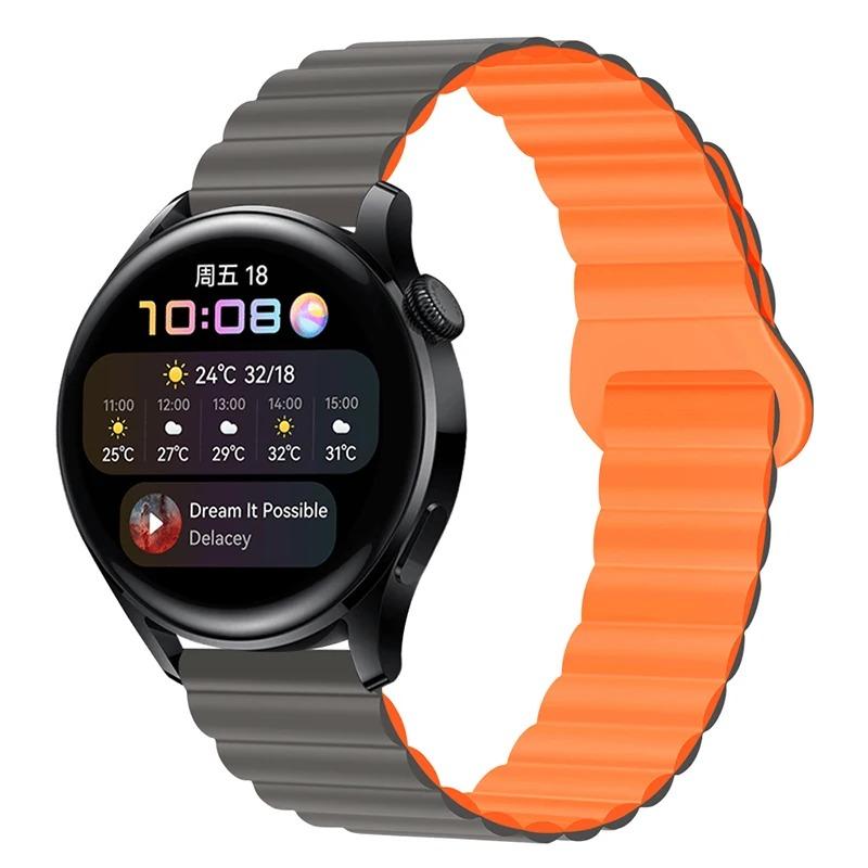 Silicone Strap For Samsung Galaxy watch 6 4 Classic 5 pro 3 Magnetic Loop bracelet HUAWEI GT 2 2e Pro 3 4 20mm 22mm Watch band