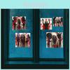 Modern Pvc Zombie Blood Hand Wall Sticker For Halloween Home Decor And Living Room Accent