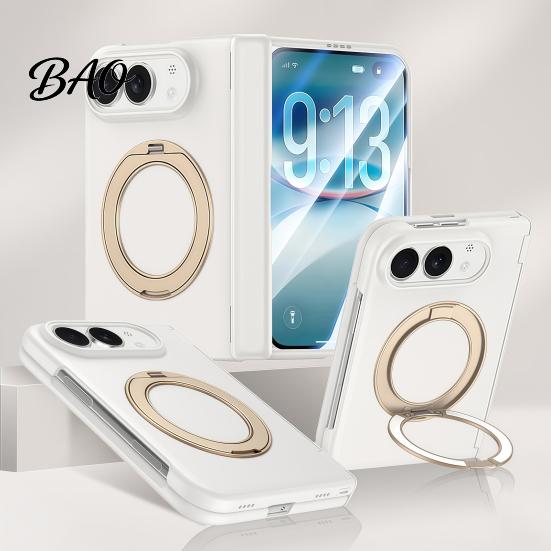 Wytrzymała, odporna na uderzenia obudowa Magnetyczne etui na telefon dla iPhone Duo z pierścieniem 360 stopni, Obrotowy, Niecienki, Dwowarstwowy uchwyt antypoślizgowy, Bezprzewodowe
